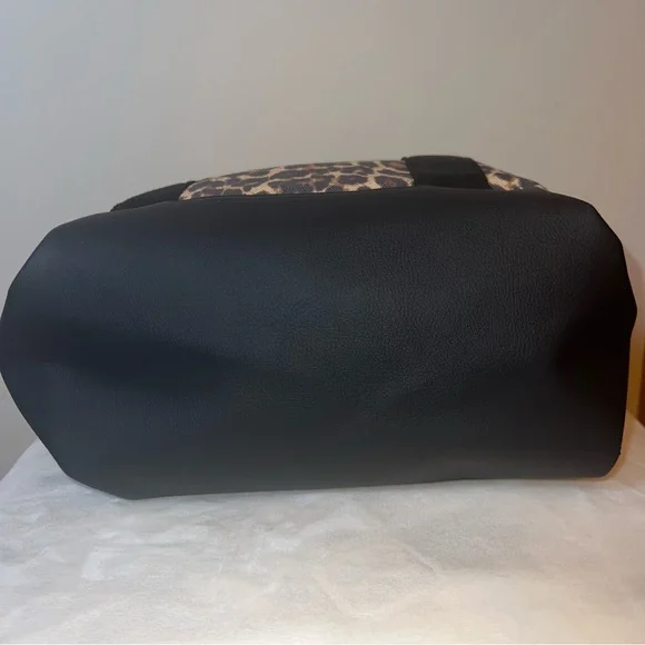 Luv Betsey Leopard Print Tote – Heart Logo & Teddy Charm • NWT - Picture 10 of 11